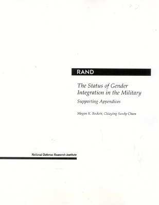 Book cover for The Status of Gender Integration in the Military