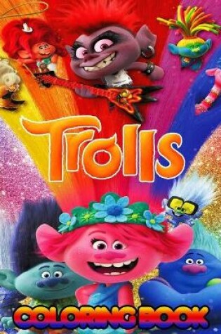 Cover of Trolls Coloring Book