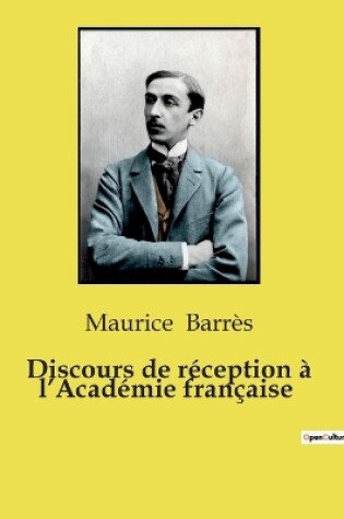 Cover of Discours de r�ception � l'Acad�mie fran�aise