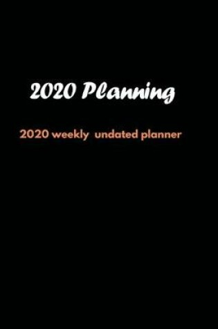 Cover of 2020 Planning
