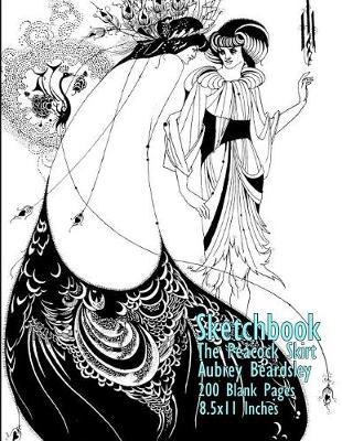 Book cover for Sketchbook - The Peacock Skirt - Aubrey Beardsley