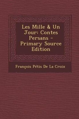 Cover of Les Mille & Un Jour