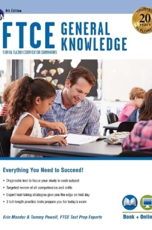 Cover of FTCE General Knowledge 4th Ed., Book + Online