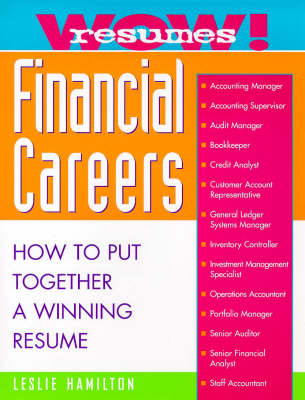 Cover of Wow! Resumes for Financial Careers