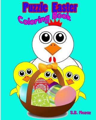 Book cover for Puzzle Easter Coloring Book