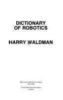 Book cover for Dictionary of Robotics