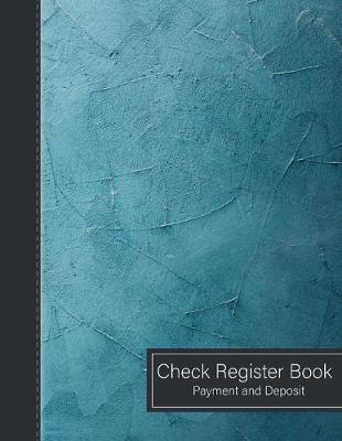 Book cover for Check payment and deposit register book