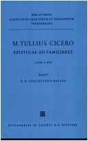 Book cover for Epistulae AD Familiares CB