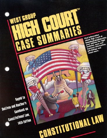 Book cover for West Group High Court Case Summaries