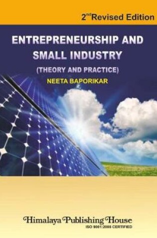 Cover of Entrepreneurship & Small Industry Theory & Practice