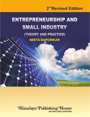 Book cover for Entrepreneurship & Small Industry Theory & Practice