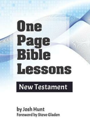 Cover of One Page Bible Lessons