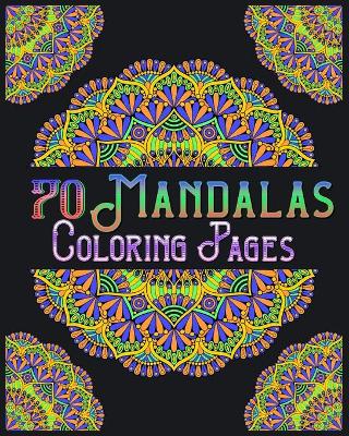 Book cover for 70 mandalas coloring pages