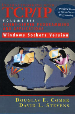 Cover of Internetworking with TCP/IP Vol. III Client-Server Programming and Applications-Windows Sockets Version