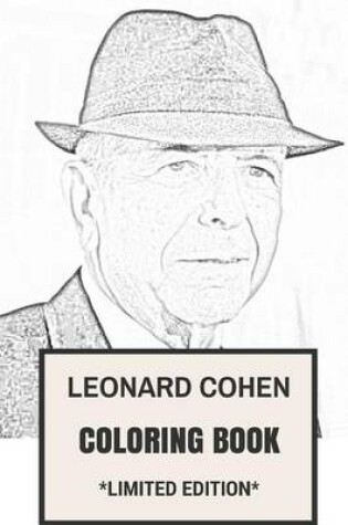 Cover of Leonard Cohen Coloring Book