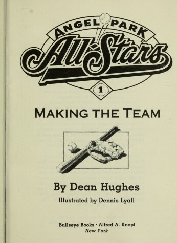 Book cover for Making the Team (Angel Park Al