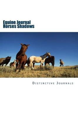 Book cover for Equine Journal Horses Shadows