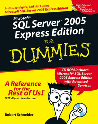 Book cover for Microsoft SQL Server 2005 Express Editon For Dummies