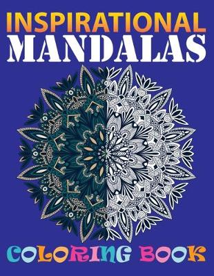 Book cover for Inspirational Mandalas coloring book