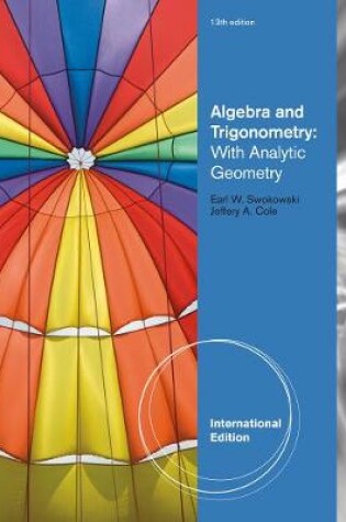 Cover of Algebra and Trigonometry with Analytic Geometry, International Edition