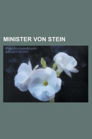 Cover of Minister Von Stein