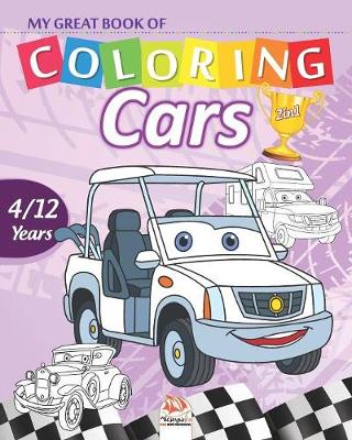 Book cover for My great book of coloring - cars