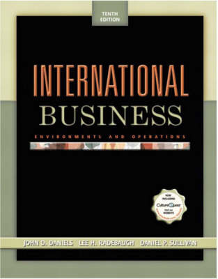 Book cover for International Business, Pearson International Edition:Environments andOperations with                                                       CORPORATION: GLOBAL BUSINESS SIMULATION