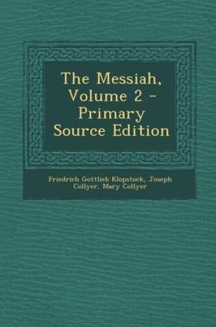 Cover of The Messiah, Volume 2