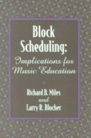 Cover of Block Scheduling