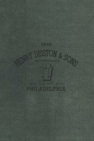 Cover of 1918 Henry Disston & Sons