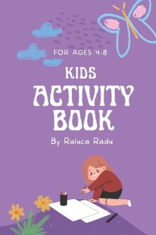 Cover of Kids activity book 4-8 years old