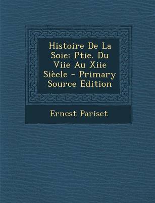 Book cover for Histoire de La Soie