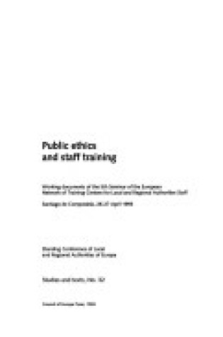 Cover of Public Ethics and Staff Training