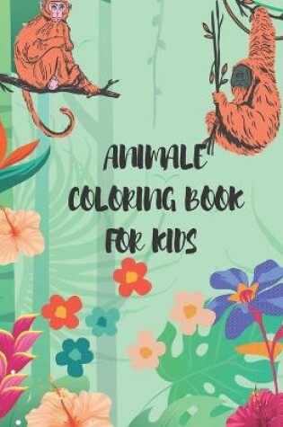 Cover of Animale Coloring Book for Kids