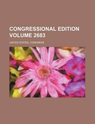 Book cover for Congressional Edition Volume 2683