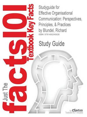 Book cover for Studyguide for Effective Organisational Communication