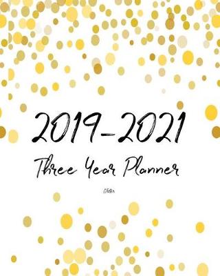 Book cover for 2019-2021 Three Year Planner-Glitter