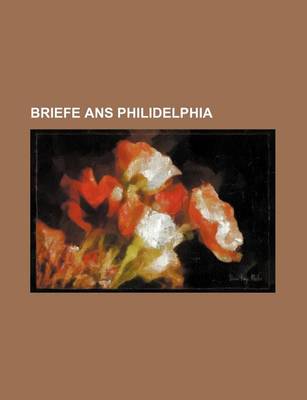 Book cover for Briefe ANS Philidelphia