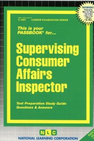 Cover of Supervising Consumer Affairs Inspector