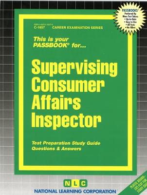 Book cover for Supervising Consumer Affairs Inspector