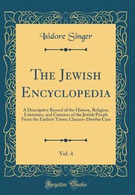 Book cover for The Jewish Encyclopedia, Vol. 4