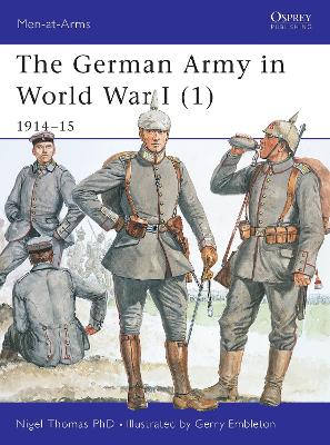 Book cover for The German Army in World War I (1)