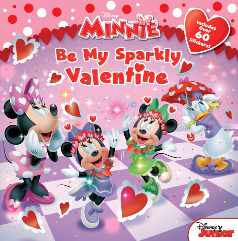Book cover for Minnie: Be My Sparkly Valentine
