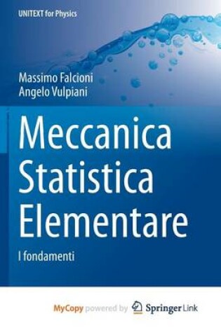 Cover of Meccanica Statistica Elementare