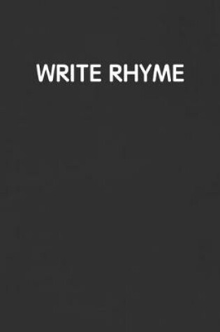Cover of Write Rhyme