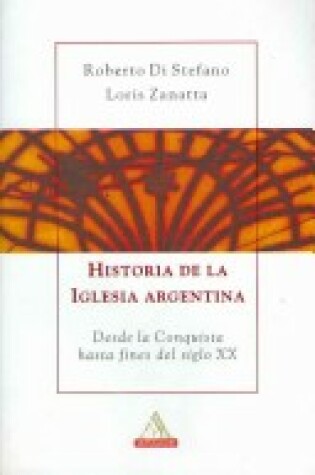 Cover of Historia de La Iglesia Argentina