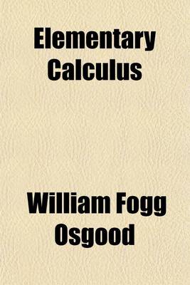 Book cover for Elementary Calculus