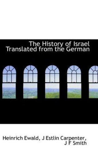 Cover of The History of Israel Translated from the German