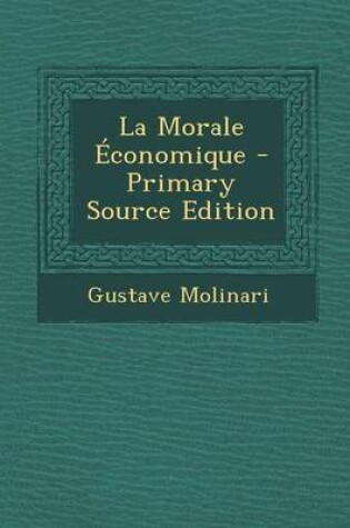 Cover of La Morale Economique