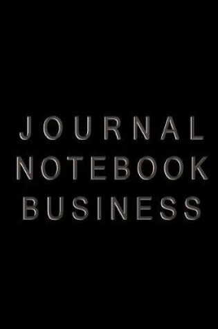 Cover of Journal Notebook Business